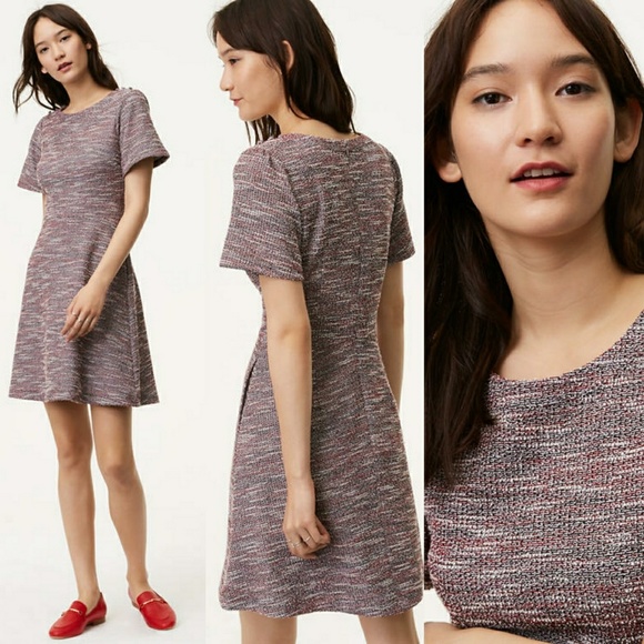 Ann Taylor Loft Dresses & Skirts - Last chance! Ann Taylor Loft Shimmer Flare Dress